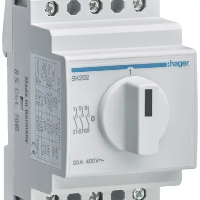 Interruttore rotativo AMD Hager 20A 400V 3 chiusura 0 apertura 0 invertitore 3UM 