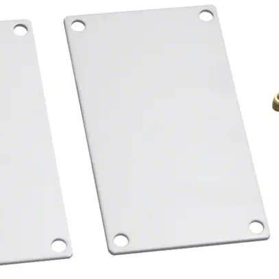 Embout tehalit DABA 50×80mm, blanc pur 