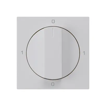 Inserto per interruttore rotativo kallysto 0/2L grigio chiaro con manopola 