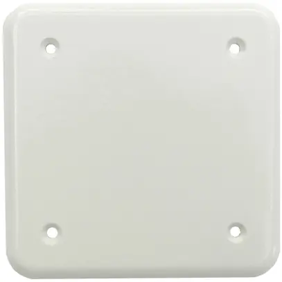 Placca di copertura INC I 4fori di fissaggio bianco 