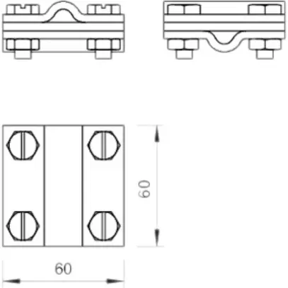 Kit di raccordo a croce Bettermann 8…10mm 