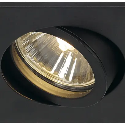 Plafonnier INC SLV NEW TRIA 68 SQUARE DL GU10 50W 68mmØINC noir 