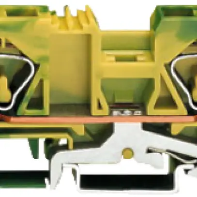 Morsetto WAGO 2L 16mm² verde/giallo 