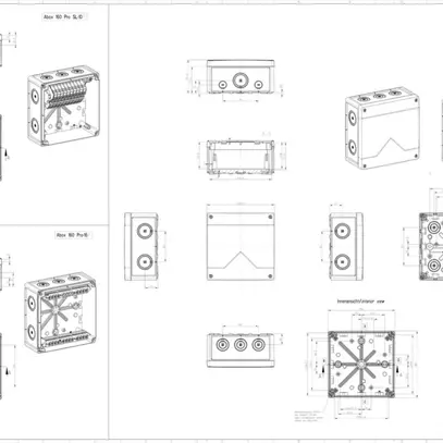 Boîte de dérivation AP Spelsberg Abox 160-16² 182×182×90mm IP66 gr 