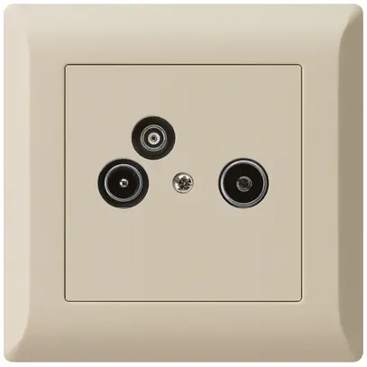 Presa antenna INC R/TV/dati kallysto.line 23dB beige 