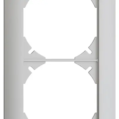 UP-Kopfzeile EDIZIOdue SNAPFIX® 4×1 vertikal 88×268mm hellgrau 