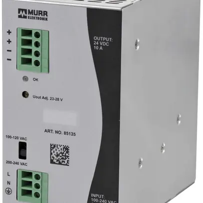 Alimentation à découpage INC Murrelektronik EcoRail2 monophasé 24VDC 10A 