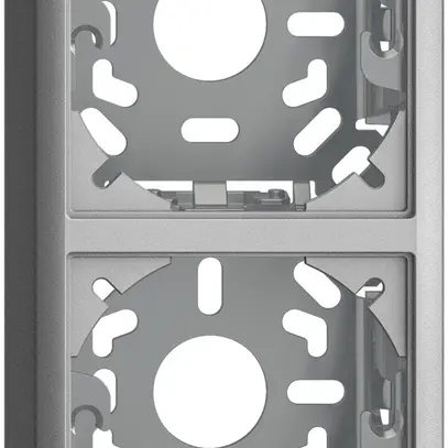 Capot avec plaque de base 2×39mm pour combinaison FX vertical/horizontal silver 