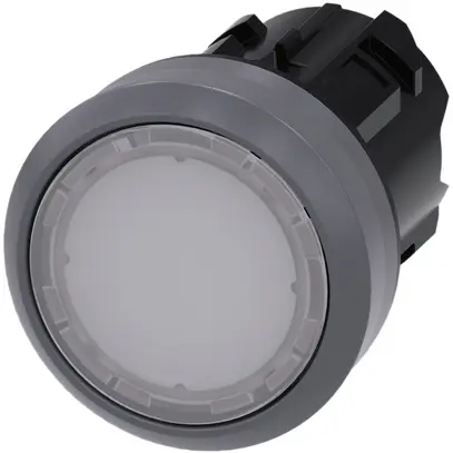 Leuchtdrucktaster Siemens SIRIUS ACT weiss Metallfrontring 