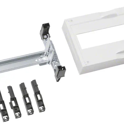 Kit Hager univers N 150×250mm pour AMD horizontal rail DIN réglable 