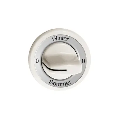 Kit frontal 0-Winter-0-Sommer pour interrupteur rotatif blanc 
