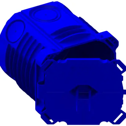 Scatola AGRO NIS INC 70mm grd.I con coperchio, senza alogeno blu 