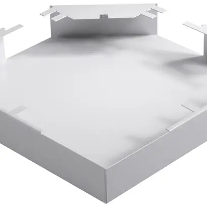 Angle plat tehalit DABA 50×80mm, blanc pur 