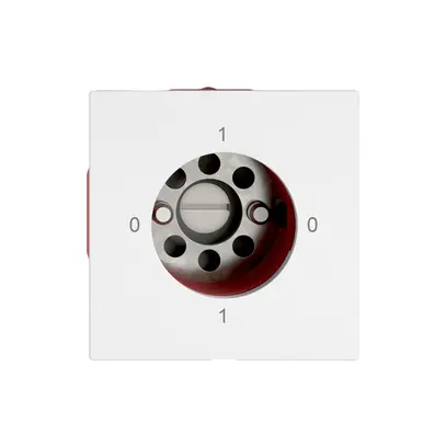 Interrupteur rotatif EDIZIO.liv SNAPFIX® interrupteur 0/1L s.cylindre bc 