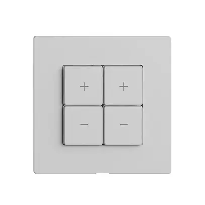 Dimmer Uni-LED 2K/4T Edue Wiser grigio chiaro 