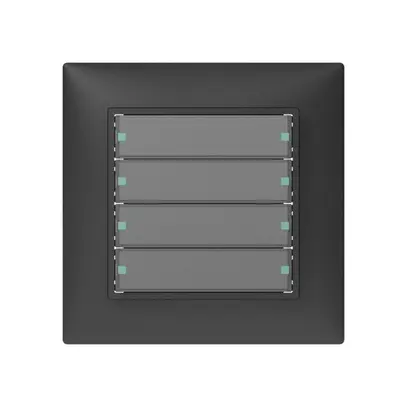 Sensore pulsante INC SIDUS KNX tipo B 4/8, antracite 