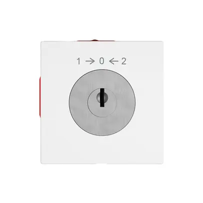 Contact pivotant EDIZIO.liv SNAPFIX® 1->0<-2/1P avec serrure & 2 clés bc 