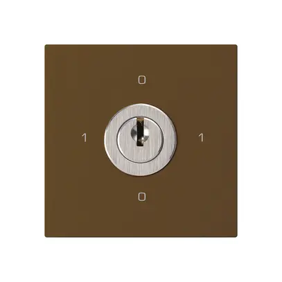 Inserto interruttore a chiave kallysto 0/1L marrone con serratura Kaba 8 