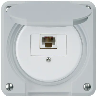 Boîte de raccordement ENC robusto IP55 gris 1×RJ45/u pour combinaison 