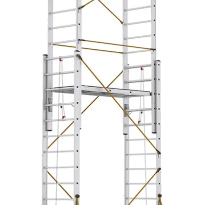 Échafaudage téléscopique Plica Telesafe XLN S008 6.05…7.85m alu 