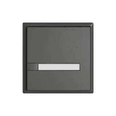 Pulsante KNX RGB EDIZIO.liv SNAPFIX® sensore temp.s.LED targ.1× com.1T grs 