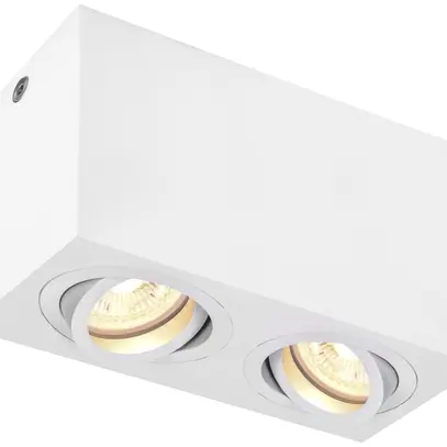 Plafoniera SLV TRILEDO CL GU10 2×10W 163×85×95mm bianco 