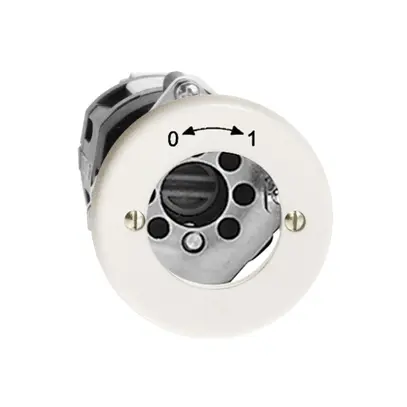 Contatto rotativo INC 0<-->1 bianco per serrat.di sic. senza cilind 