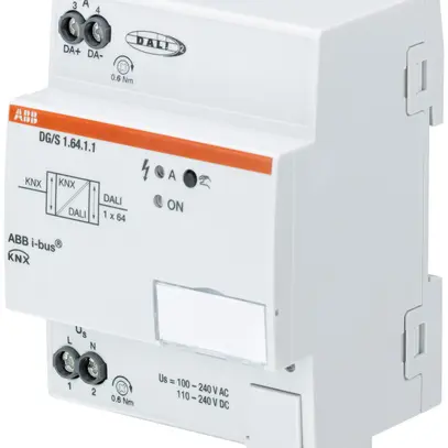 Gateway KNX/DALI AMD ABB DG/S 1.64.1.1, 1×64 participants 