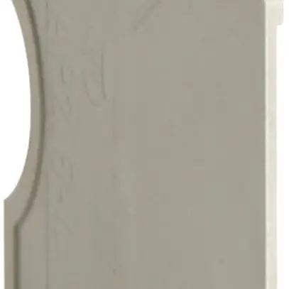 Parete d'estremità Hager per KXA02LH, KXA04LH bride L 2.5…4mm² grigio 