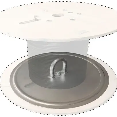 Dérouleur de câble Ferratec Q-Roll Disc TOWER acier 1000kg 