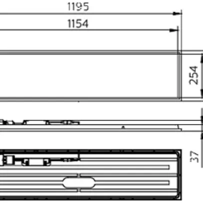 Lampada pannello LED CoreLine UGR 31W 4300lm 830/835/840 IP20/44 DALI 1195×295 