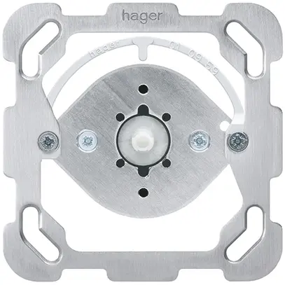 Inserto interruttore rotativo Hager S0/1L con piastra di fissaggio 