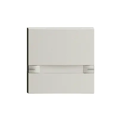 Taste 1/1 KNX/UNI-Taster mit LED & Papiereinl. EDIZIOdue Bedienung 2×1 hellgrau 
