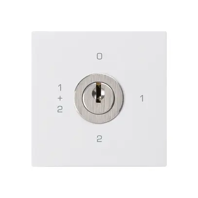 Intérieur interrupteur à clé kallysto 1/1L blanc avec serrure Kaba 8 