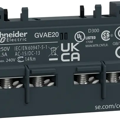 Contatto ausiliare AMD GVAE20 2Ch additivo frontale TeSys 