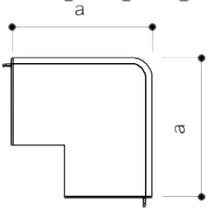 Angolo esterno Bettermann canale installazione WDK bianco puro 40×60mm 