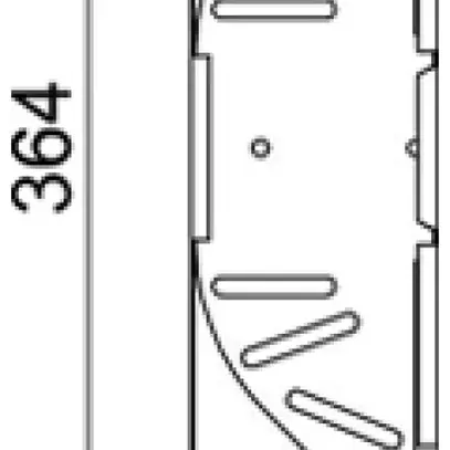 Gomito BET RB W regolabile 60×100mm acciaio affinato A2 grezzo 