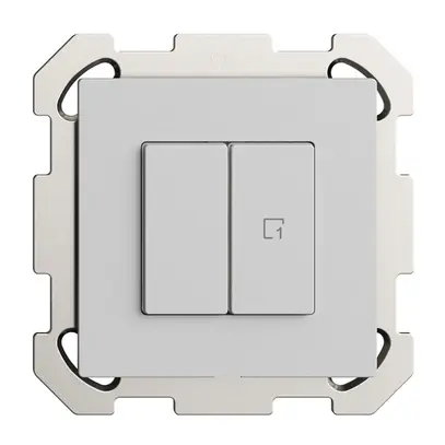 Stazione secondaria INC 1K/2T per interruttore scena Edue Wiser grigio chiaro 