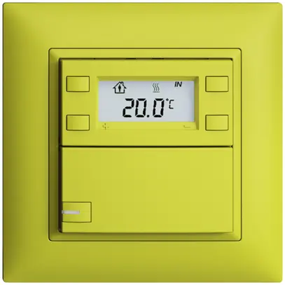 Poussoir RTH ENC KNX 1× EDIZIOdue FMI lemon, avec LED RGB 