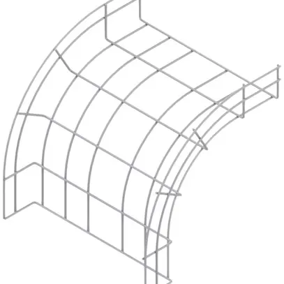 Coude vertical extérieur Lanz L 600mm 