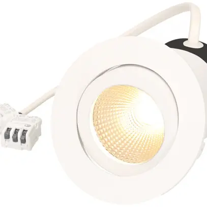 Spot LED INC Disc230 7W 230V 570lm 3000K trou Ø68mm blanc 36° 