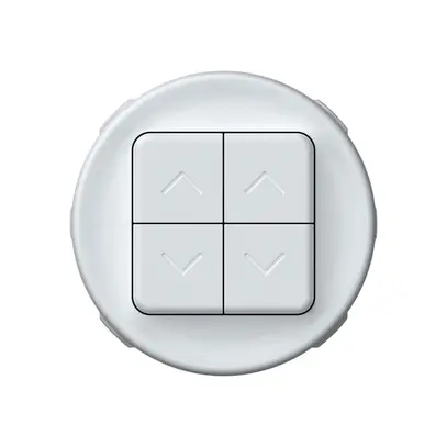 Interruttore tapparelle origin 2P 4×tasti Ø60mm bianco 