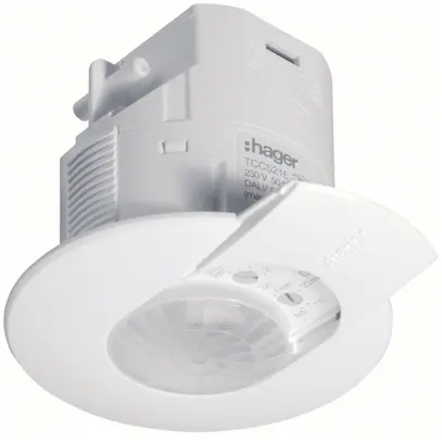 Détecteur de présence KNX INC Hager 360° Ø 5m Dali 