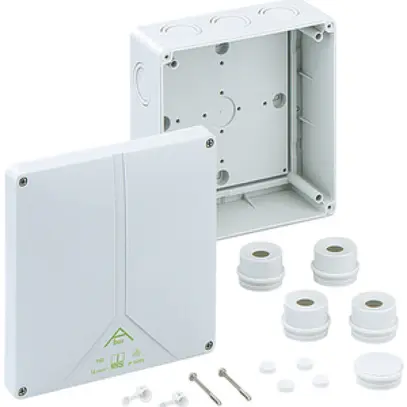 Boîte dérivation AP Abox 160 vide, 180×180×91mm 
