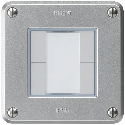 Poussoir ENC robusto C KNX 4× s/e-link aluminium 