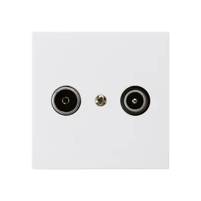 Prise de passage ENC kallysto R/TV 14dB blanc 