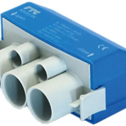 Morsetto di alimentazione LPDB 3×6…50 mm²/2×2.5…10 mm² blu 