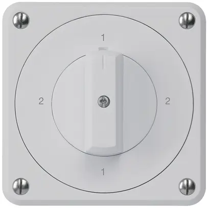 UP-Drehschalter robusto IP55 S3/1P grau für Kombination 