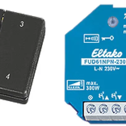 Kit de démarrage Eltako N°2 acteur-variateur INC+télécommande 