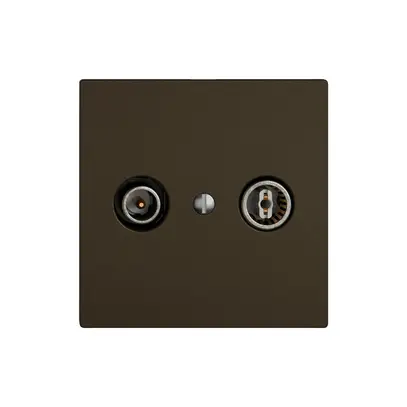 Presa antenna TV-R EDIZIO.liv SNAPFIX® presa di passaggio 11dB ma 